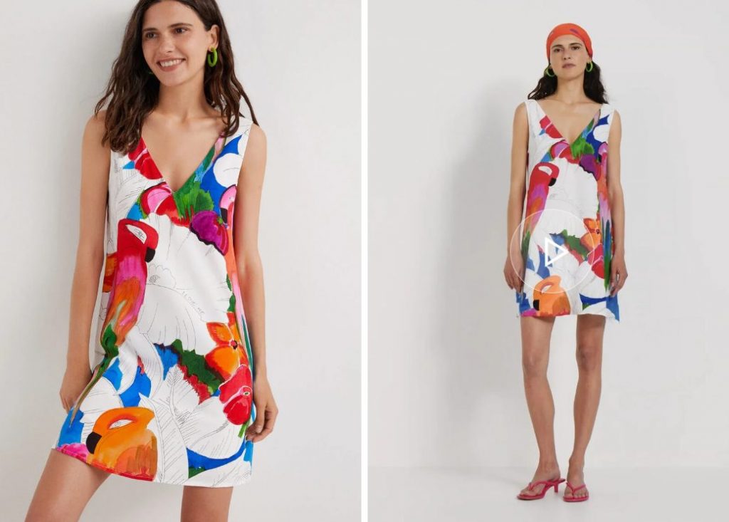 Vestidos imitacion desigual cheap