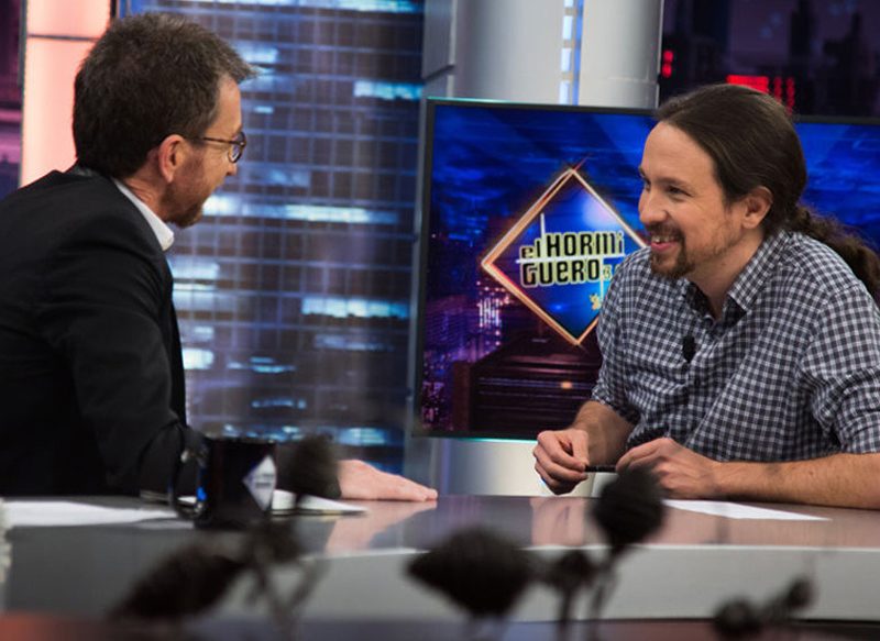 PABLO IGLESIAS, ENTRE LOS PROGRAMAS MÁS VISTOS EN LA HISTORIA DE EL HORMIGUERO