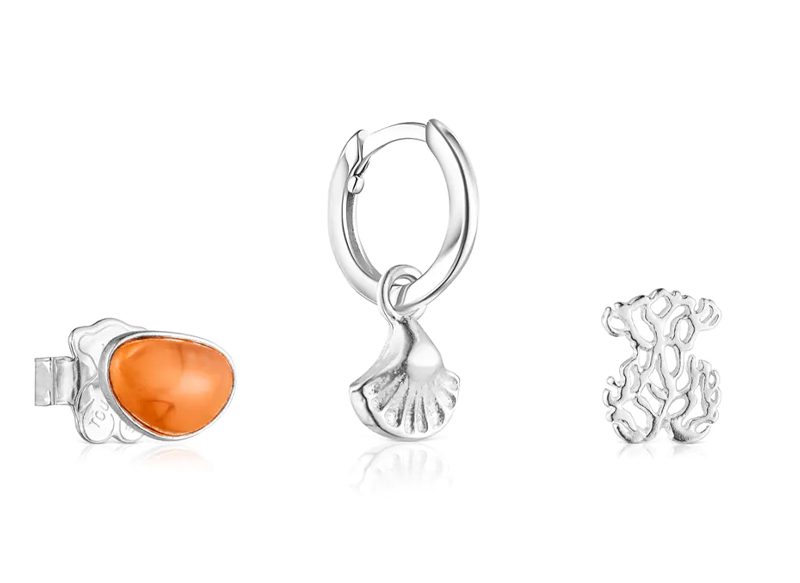 PACK DE PENDIENTES OSO-CONCHA OCEAAN