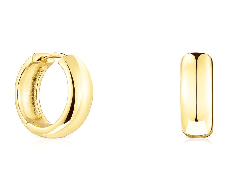 PENDIENTES DE PLATA VERMEIL BASICS