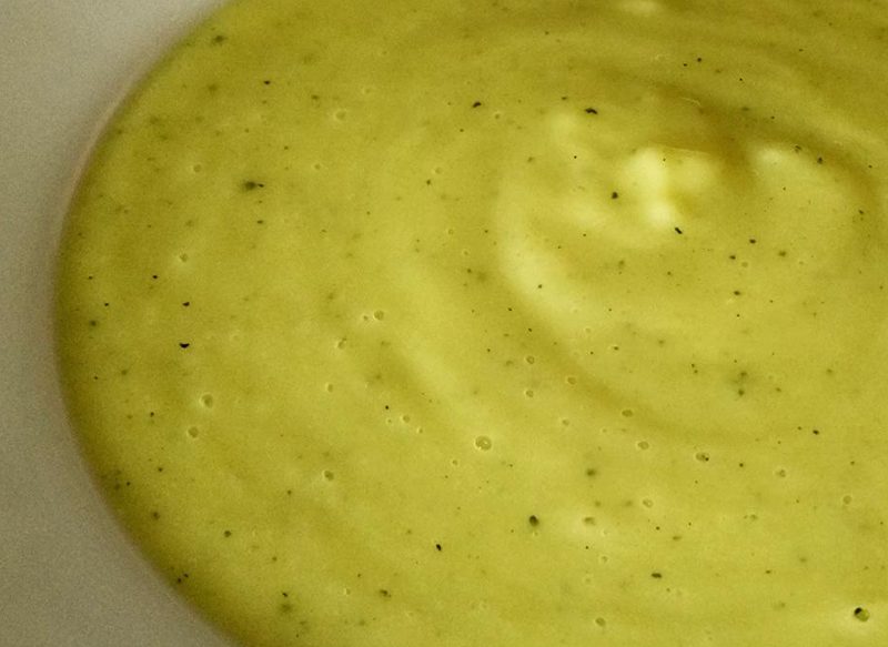 SALSA DE CALABACÍN COMO ALTERNATIVA A LA MAYONESA