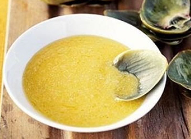 Salsa de alcachofas
