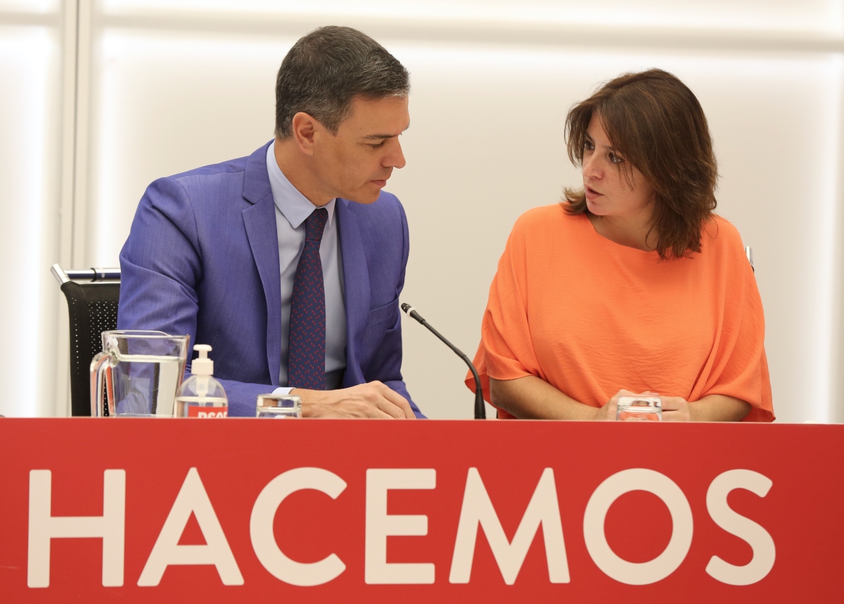 Adriana Lastra se perfilaba como la sustituta de Pedro Sánchez.