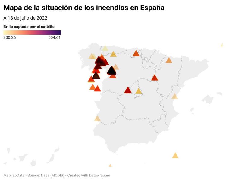 Incendios en el peor verano en 15 años