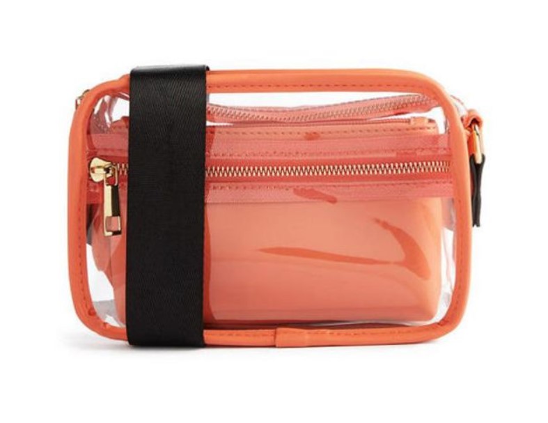 Bolso naranja de perspex de Primark