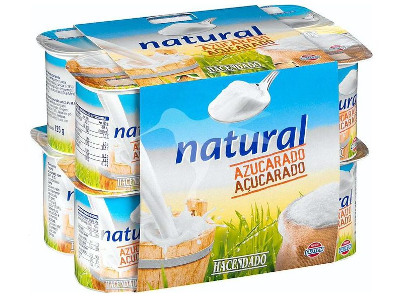 YOGURT NATURAL AZUCARADO HACENDADO