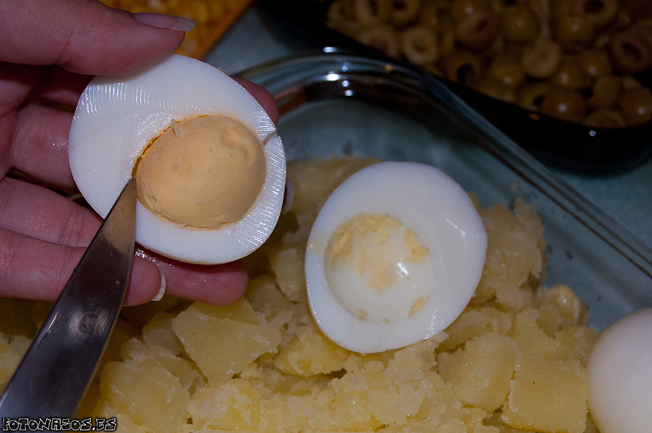 anadir huevos