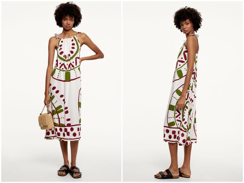 Vestido halter estampado de Parfois