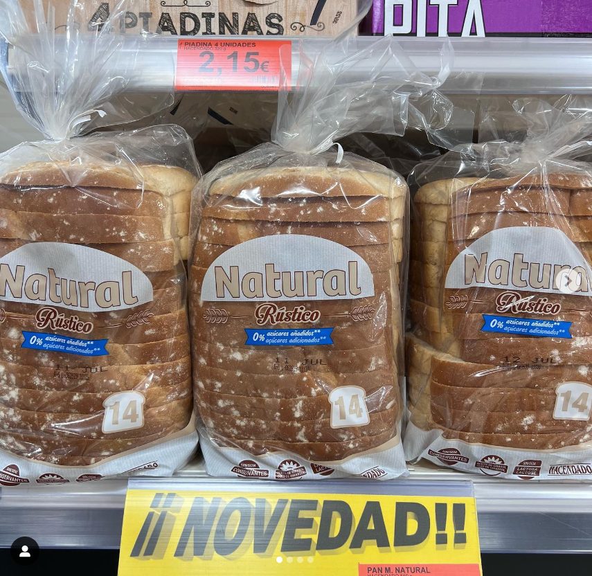pan molde rustico