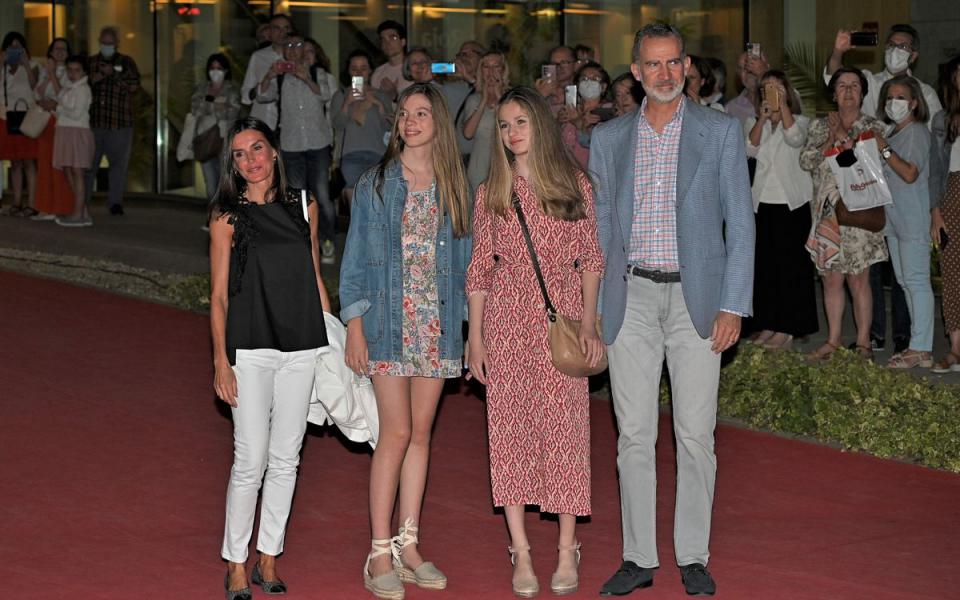 La princesa Leonor reaparece tras los estudios