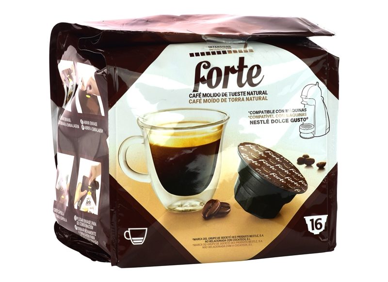 COCATECH FORTE INTENSIDAD 7 DE MERCADONA, ENTRE LOS MEJORES PARA DOLCE GUSTO