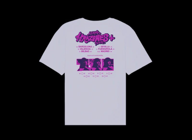 CAMISETA OFICIAL '11 RAZONES TOUR' DE AITANA