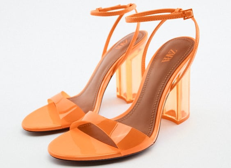 Sandalias metacrilato on sale zara