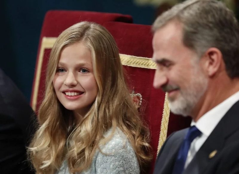 EL GRAN COMPEJO DE LEONOR QUE HA HEREDADO DE LA REINA LETIZIA