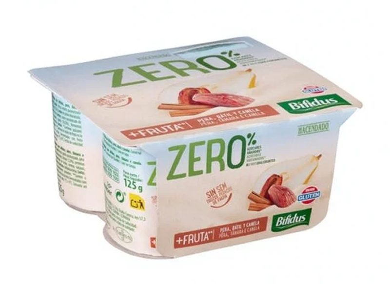 YOGUR ZERO % AZÚCARES HACENDADO DE MERCADONA