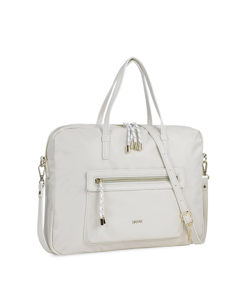 Portadocumentos de mujer para portátil 15,6 pulgadas Clarington en color beige