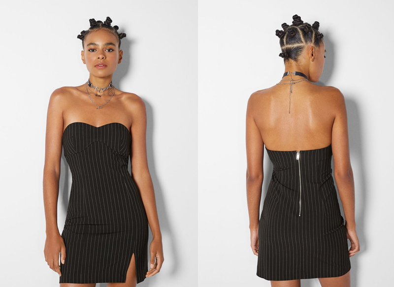 VESTIDO CORSÉ RAYA DIPLOMÁTICA DE BERSHKA