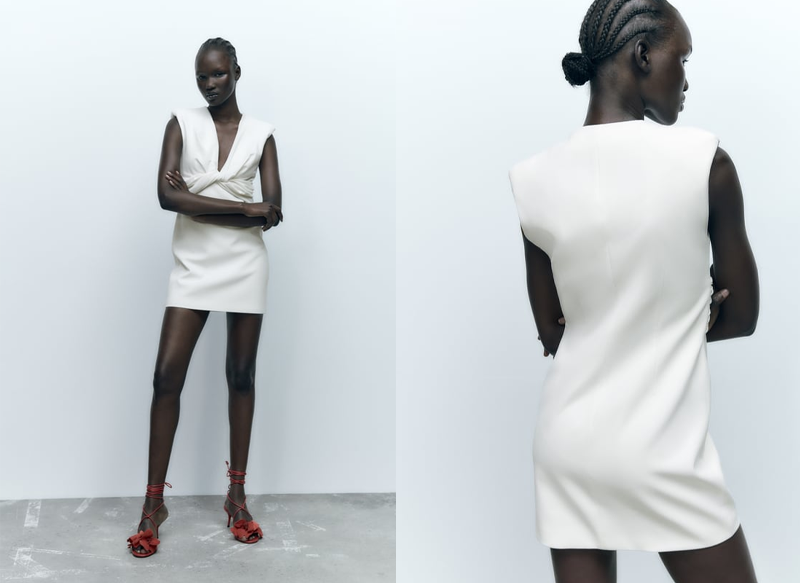 VESTIDO CORTO HOMBRERAS