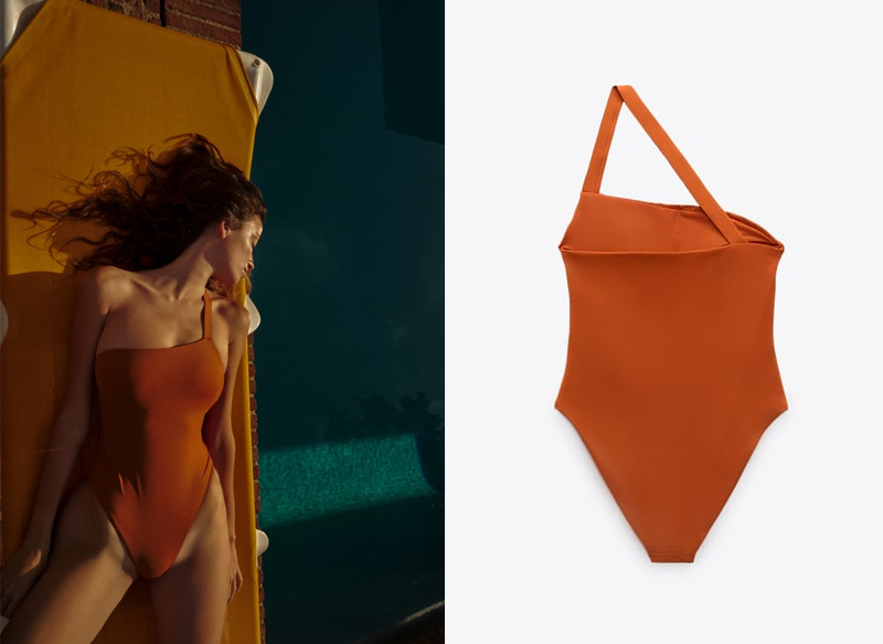 BAÑADOR ASIMÉTRICO DE ZARA