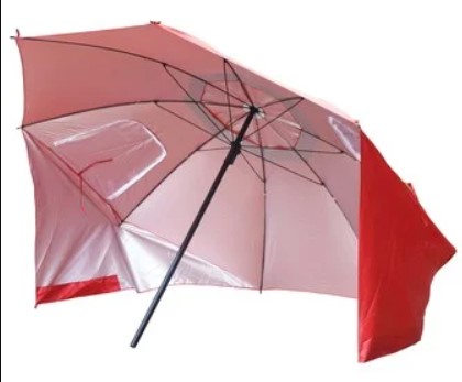 Sombrilla parasol para playa de Alcampo