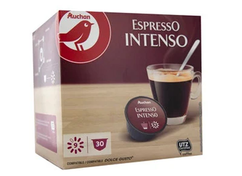 ESPRESSO INTENSO 9 AUCHAN DE ALCAMPO, EL MEJOR DE LOS CAFÉS DE CÁPSULAS PARA DOLCE GUSTO