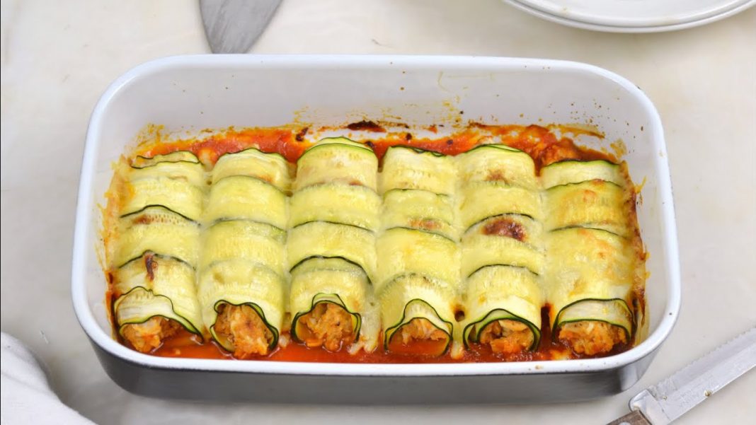 canelones de calabacín