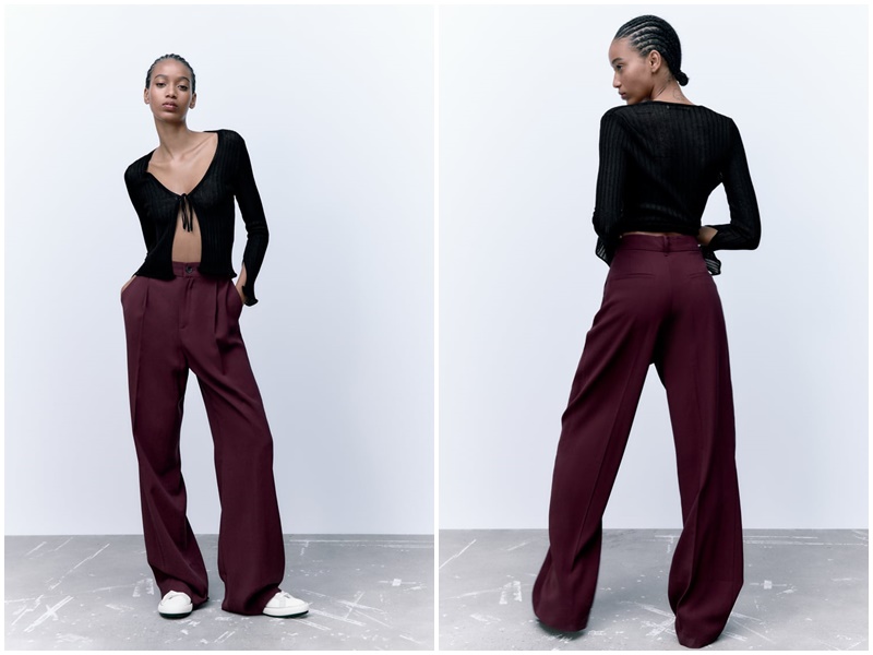 Pantalón full length de Zara