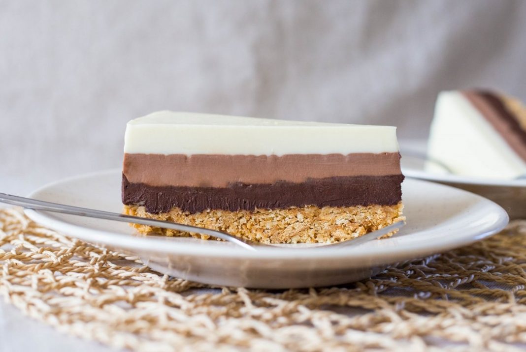 tarta de tres chocolates