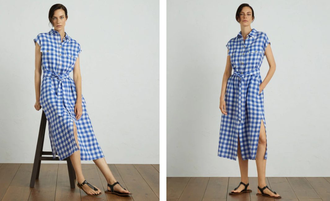 vestido camisero cuadros el corte ingles