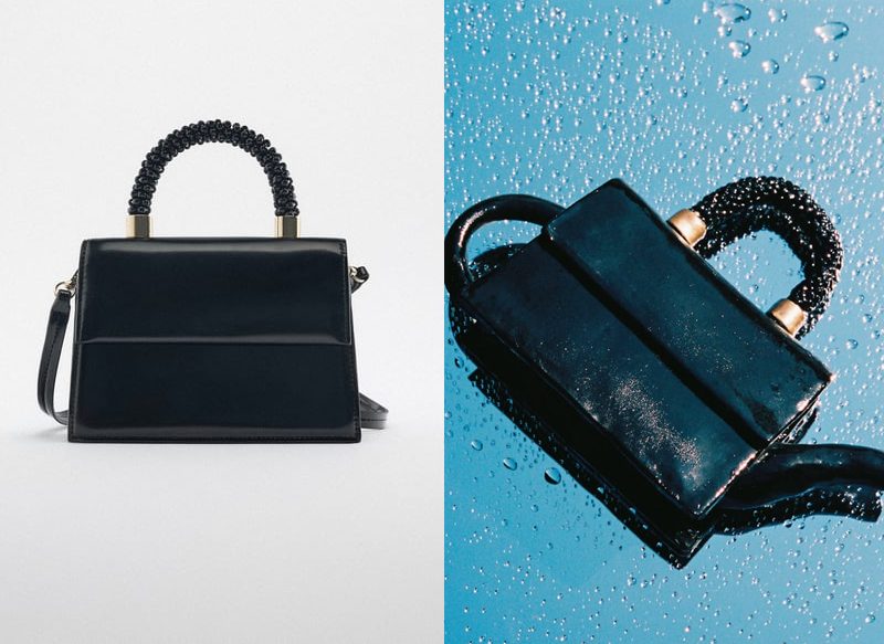 MINI BOLSO ASA ABALORIOS DE ZARA
