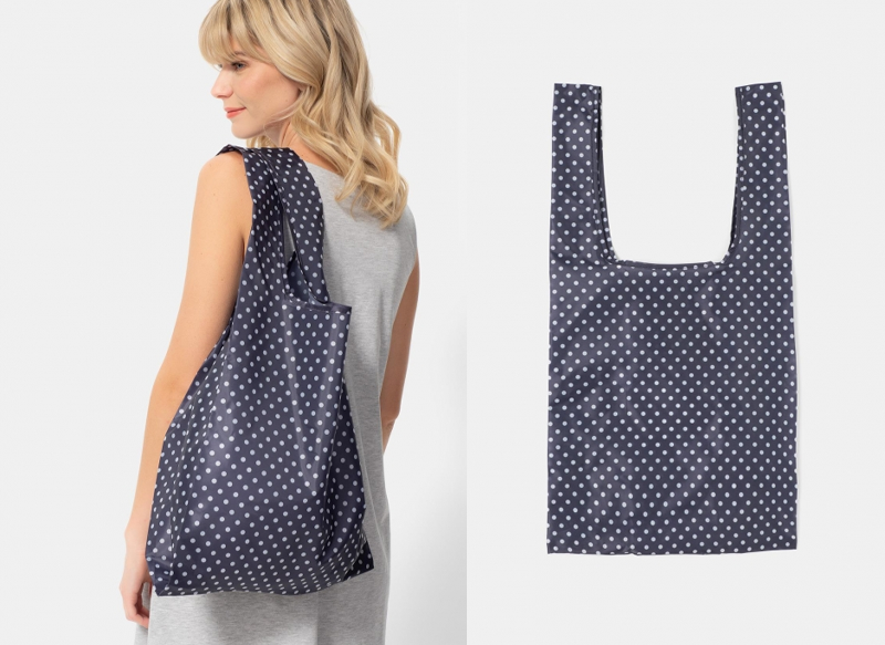BOLSA PLEGABLE SOSTENIBLE PARA MUJER CARREFOUR TEX
