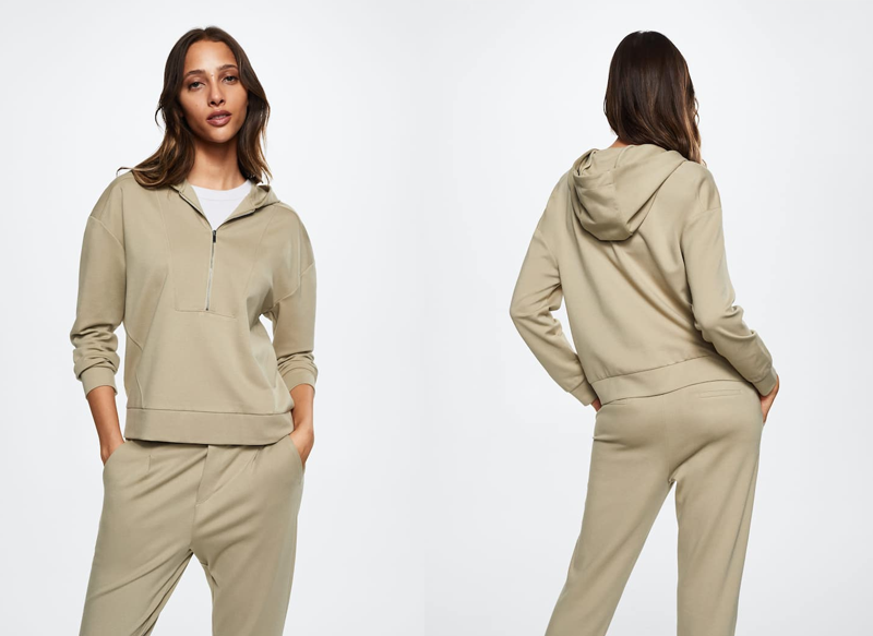 SUDADERA CUELLO PERKINS CREMALLERA
