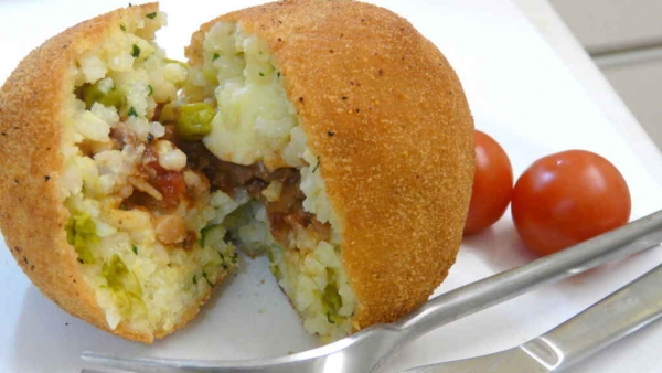 croquetas de arroz
