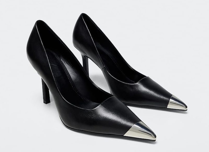 EL ZAPATO PIEL PUNTA METALIZADA QUE NO VENDE ZARA