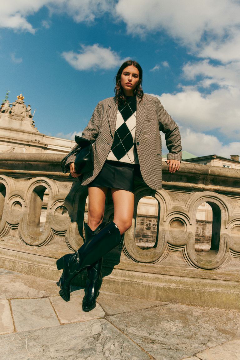 Blazer de botonadura sencilla de H&M