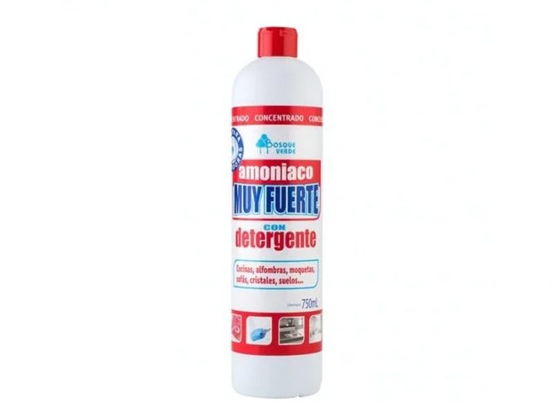 AMONÍACO MUY FUERTE BOSQUE VERDE CON DETERGENTE DE MERCADONA