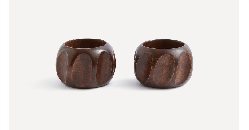 Juego de 2 servilleteros de madera Woody El Corte Inglés