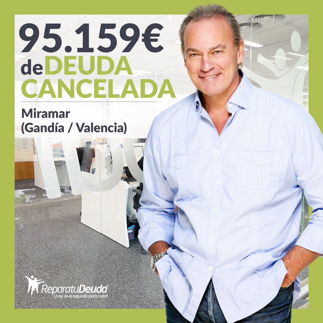 Repara tu Deuda Abogados cancela 95.159€ en Miramar con la Ley de Segunda Oportunidad 1 Moncloa Repara tu Deuda Abogados cancela 95.159? en Miramar con la Ley de Segunda Oportunidad