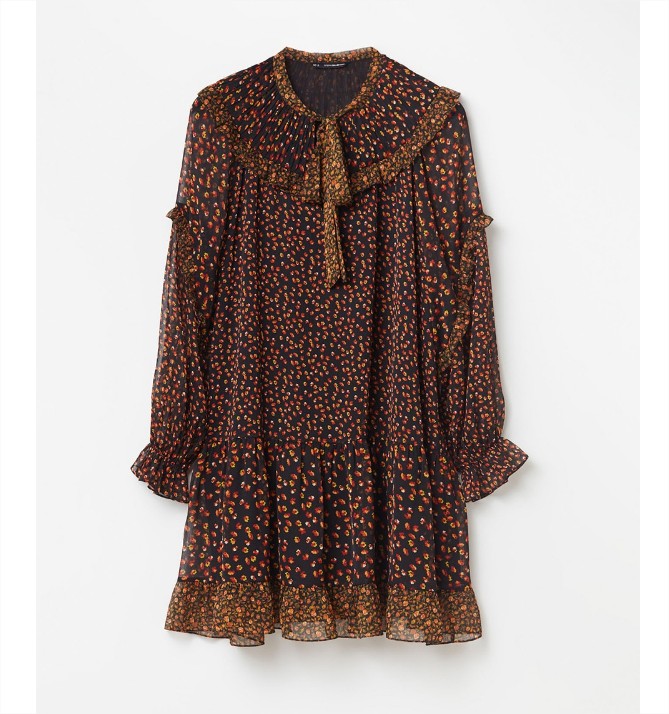 Vestido corto estampado el corte inglés