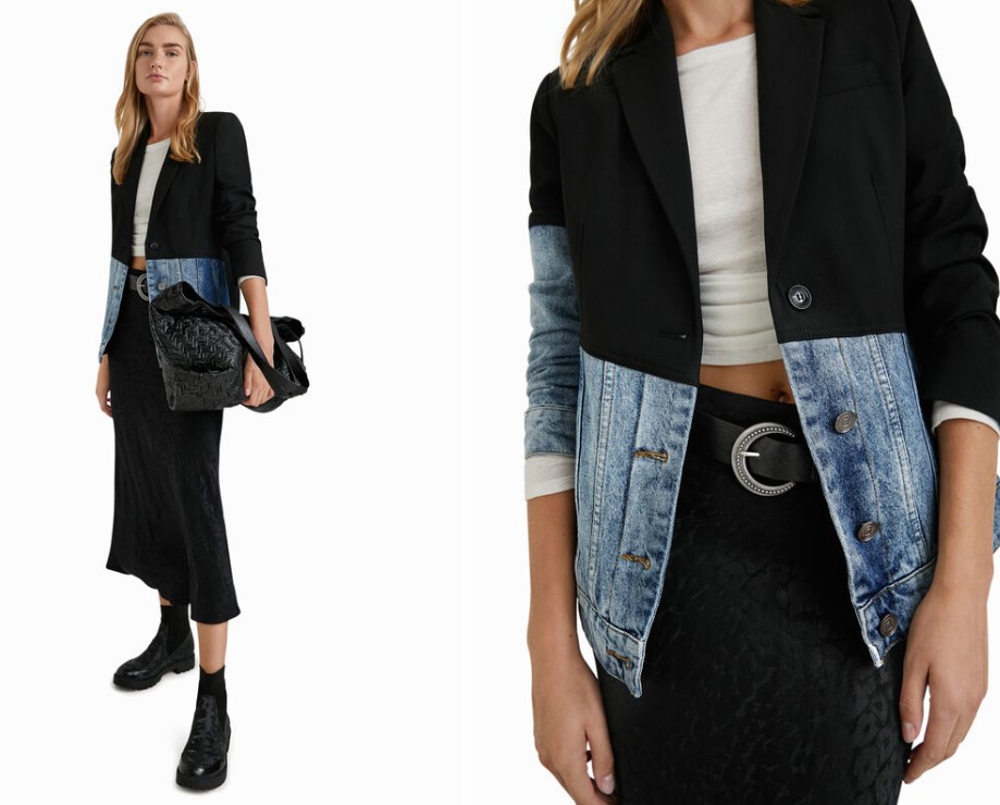 blazer hibrida desigual
