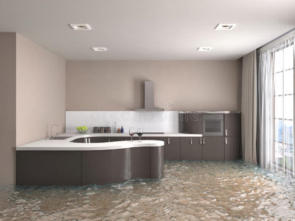 interior de la casa inundada con agua ilustracion d 76441764 Moncloa