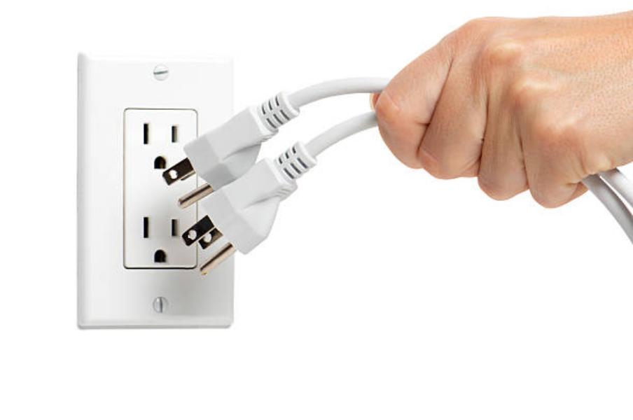 Desenchufar todos los electrodomésticos