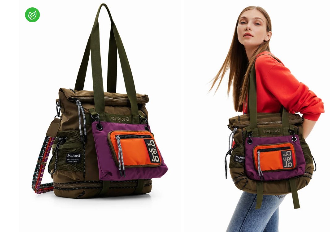 mochila multiposicion desigual