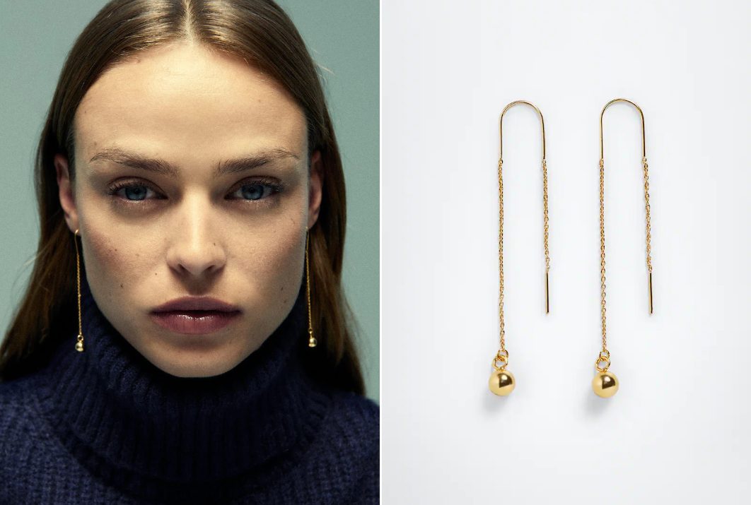 pendientes colgantes mango