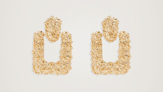 pendientes dorados parfois
