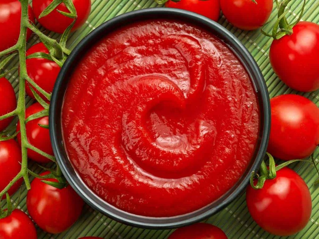 salsa de tomate ingredientes