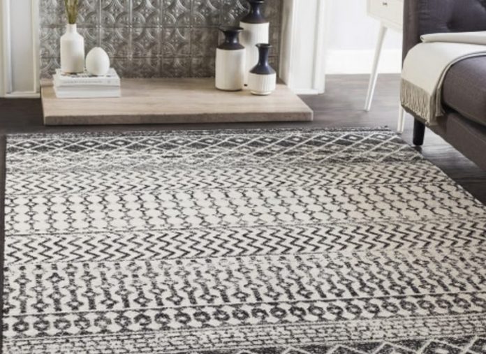 ALFOMBRA GEOMÉTRICA 160 X 220 CM, A LA VENTA EN CARREFOUR