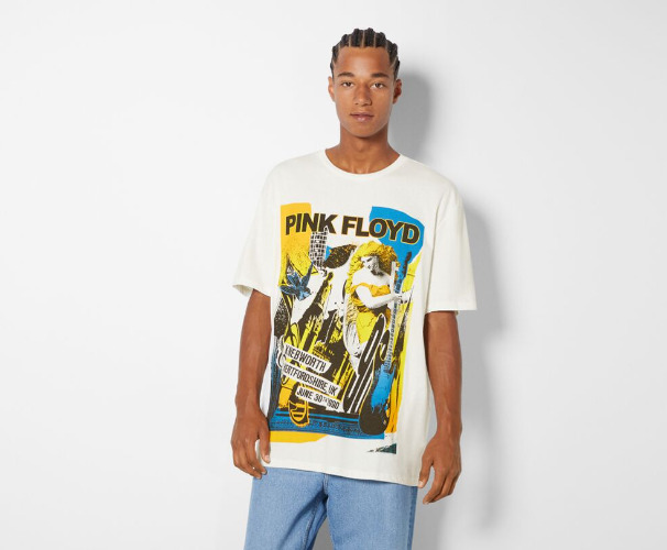 Camiseta de Pink Floyd en Bershka