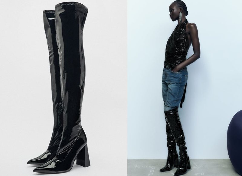 BOTA XL TACÓN ALTO DE ZARA