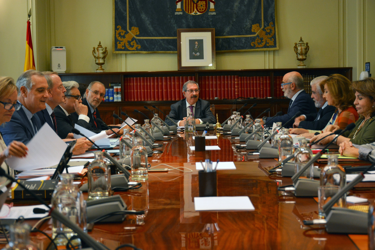 Reunión de los miembros del CGPJ